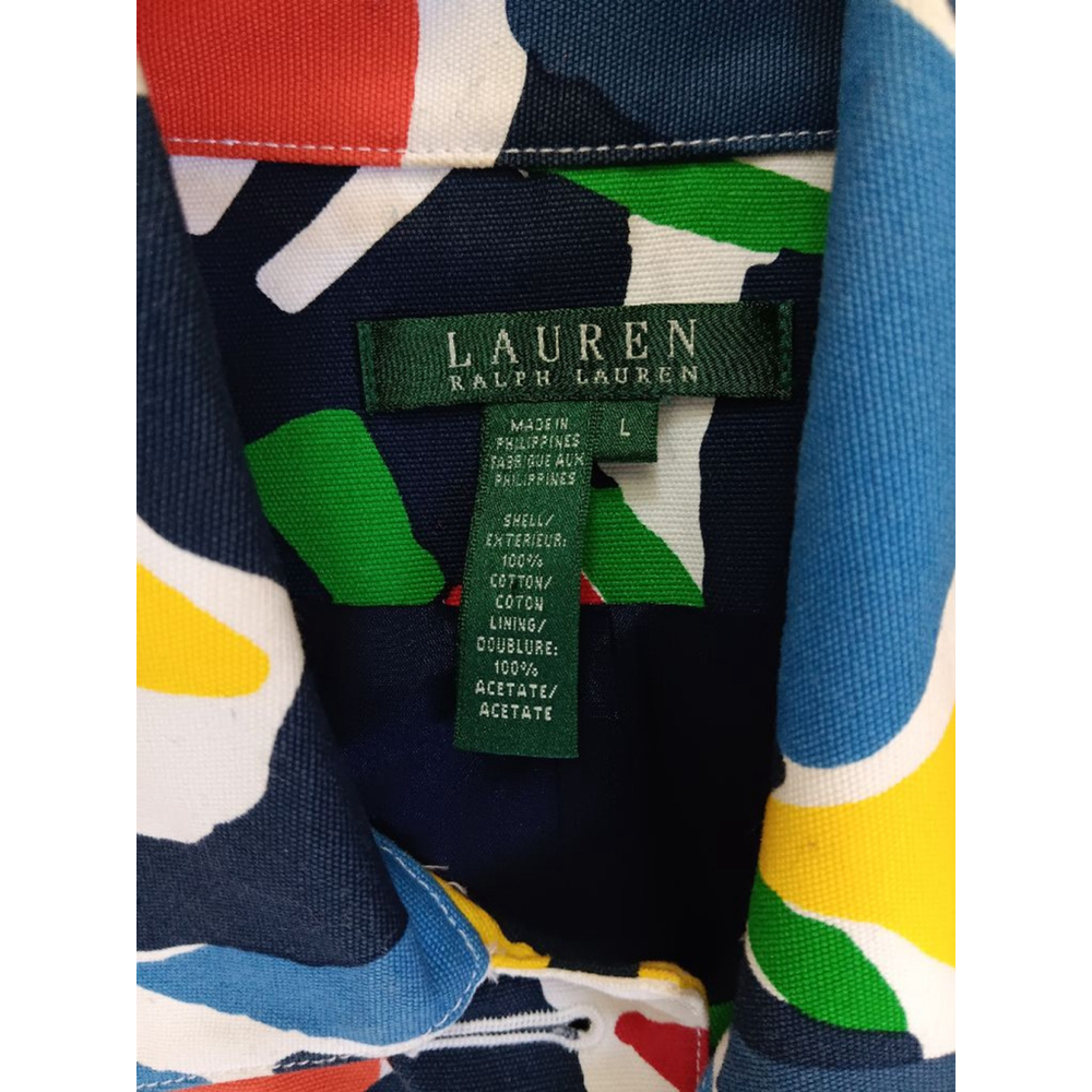 Women's Lauren Ralph Lauren Jacket Size L Multi-color - Picture 2 of 2